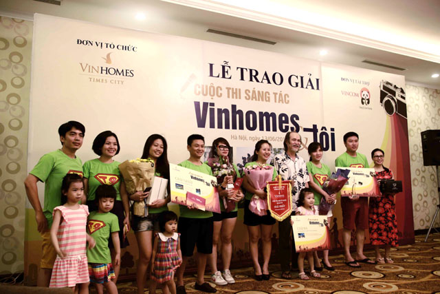 Những cư dân Vinhomes Times City đạt giải trong cuộc thi sáng tác “Vinhomes và Tôi”
