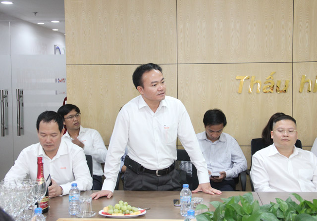 OOng Phạm Việt Khoa, Chủ tịch HĐQT FECON phát biểu tại Lễ vận hành chính thức hệ thống SAP CRM