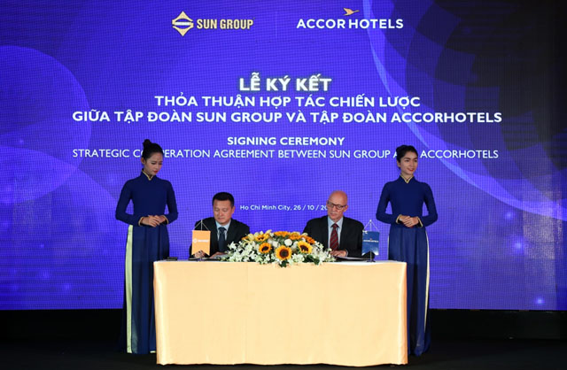 Lễ ký kết Thỏa thuận hợp tác chiến lược giữa Sun Group và AccorHotels