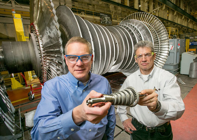 Các kỹ sư của GE đã thu nhỏ một tuabin hơi nước khổng lồ