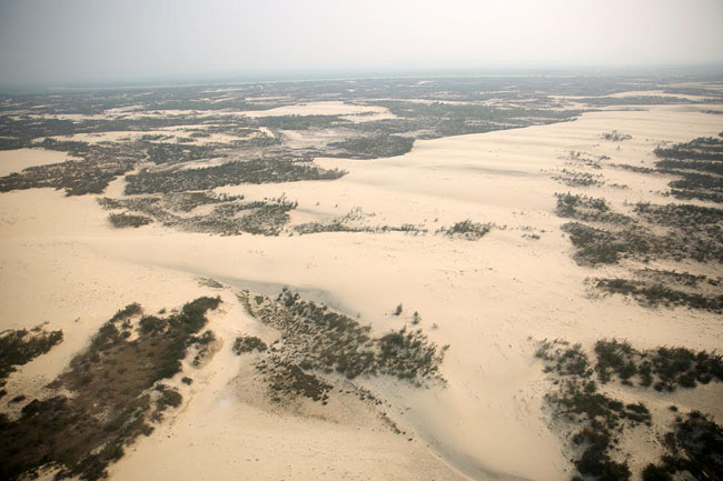 Những triền cát trắng đang chờ Dự án chính thức được triển khai