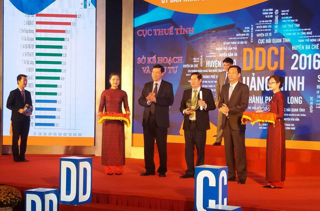 Sở Kế hoạch và Đầu tư tỉnh Quảng Ninh nhận kỷ niệm chương DDCI 2016