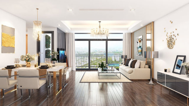 Các căn hộ tại Vinhomes Green Bay – The Residence có các loại căn hộ đa dạng từ 1-4 phòng ngủ, diện tích từ 42,4 m2 – 115,3 m2 