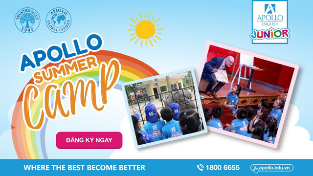 Apollo Summer Mini Camp là cơ hội tuyệt vời để con bạn phát triển tư duy ngôn ngữ và kĩ năng mềm
