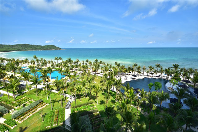 Khung cảnh khu nghỉ dưỡng JW Marriott Phu Quoc Emerald Bay