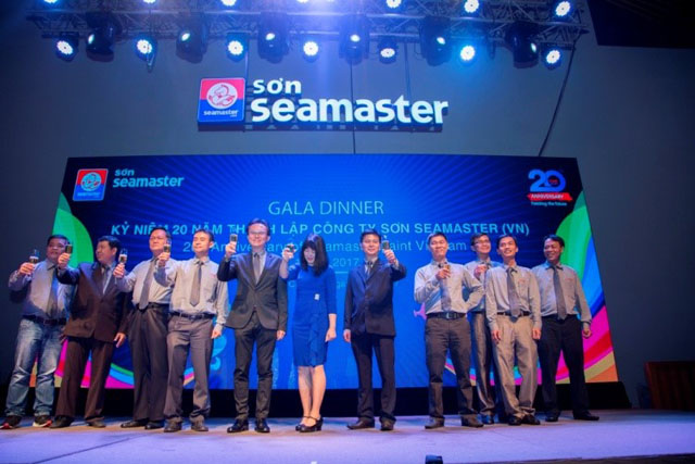Gala dinner kỷ niệm 20 năm thành lập Công ty TNHH Sơn Seamaster Việt Nam