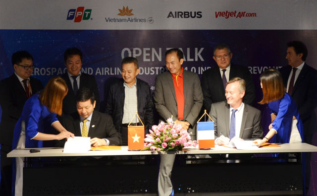 FPT Software ký thỏa thuận hợp tác với Tập đoàn Airbus ngay tại buổi toạ đàm