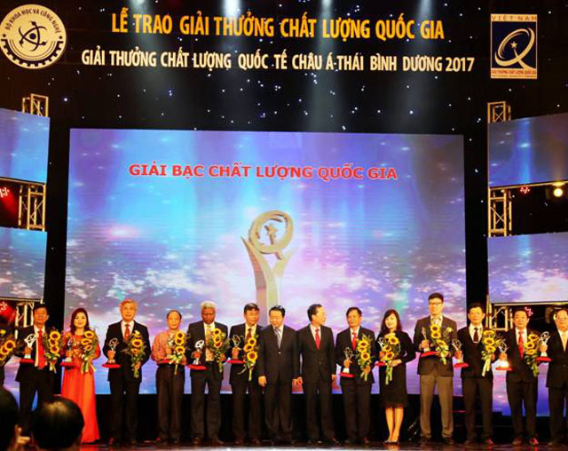 Lễ trao giải thưởng Chất lượng Quốc gia năm 2017 vừa diễn ra tại Hà Nội