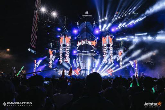 Jetstar đã trở thành nhãn hiệu“in sâu”vào tiềm thức của khán giả trẻ tham dự các mùa lễ hội Ravolution Music Festival
