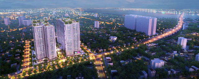 Dự án Imperia Sky Garden của MIKGroup là 1 trong số ít Dự án nổi trội nằm ở khu Nam Sài Gòn