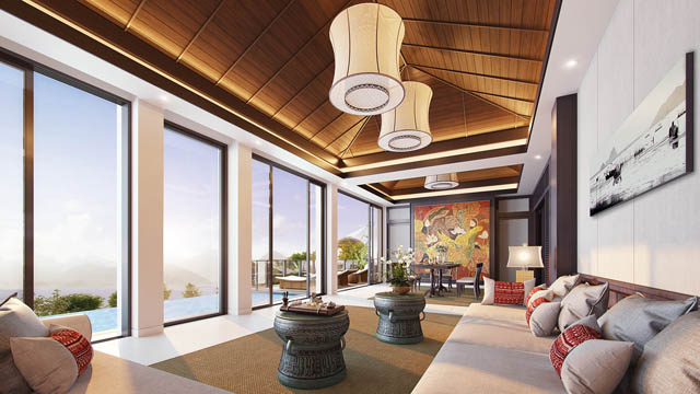 Không gian sống mang phong cách hoàng gia Huế của biệt thự biển Banyan Tree Residences 