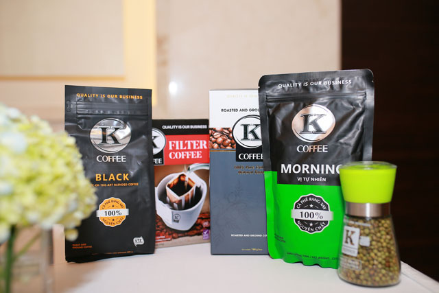 Các sản phẩm K Coffee đều đạt tiêu chuẩn UTZ & BRC