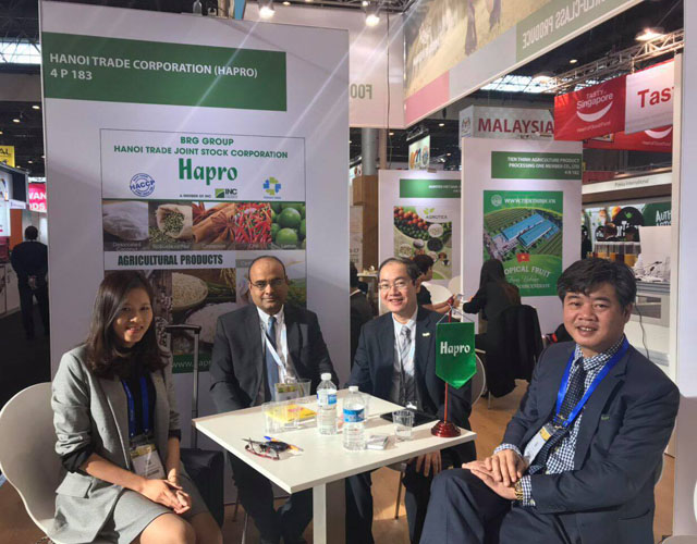 Lãnh đạo Hapro gặp gỡ khách hàng UAE tại Hội chợ SIAL