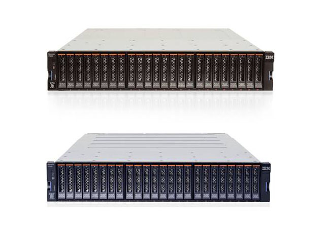IBM Storwize V5000 (ảnh trên) và V7000 (ảnh dưới)