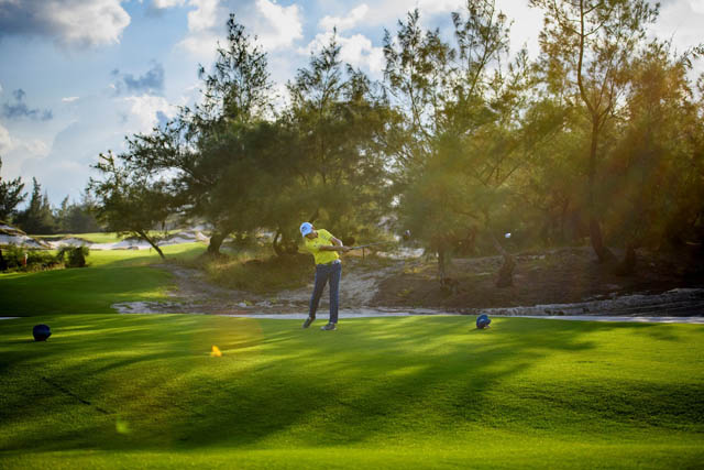 Nổi bật nhất Dự án, tổ hợp sân golf liên hoàn được bao phủ kín bởi các thảm cỏ xanh mướt đã chính thức đón những vị khách đầu tiên tới chơi vào tháng 7/2018. Dự kiến trong năm 2019, FLC Quang Binh Golf Link sẽ trở thành địa điểm hàng đầu tổ chức các giải golf quy mô lớn trong và ngoài nước
