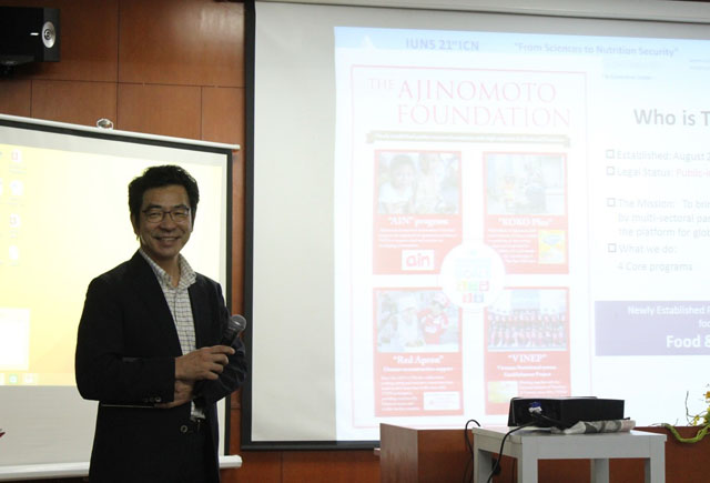 Ông Kei Kuriwaki, Trưởng phòng cao cấp Quỹ Ajinomoto chia sẻ về Dự án VINEP và những bước phát triển tiếp theo của Dự án