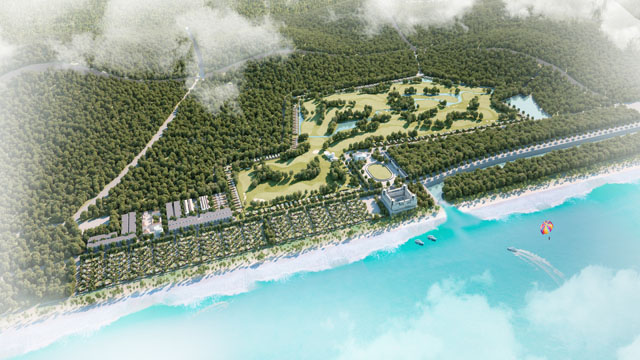 Xuân Thành Paradise Golf & Resort có quy mô hơn 120 ha