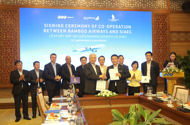 Lễ ký kết giữa Bamboo Airways và SIAEC