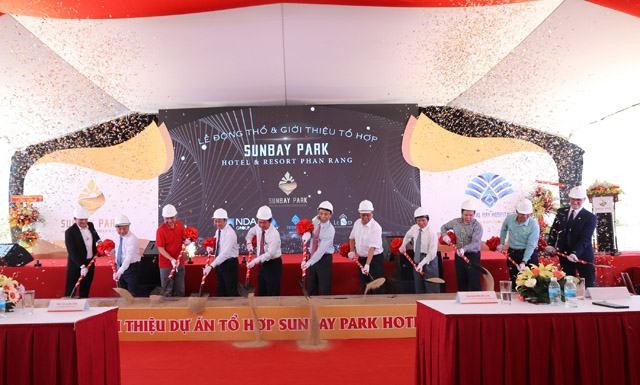 Tổ hợp SunBay Park Hotel & Resort Phan Rang động thổ, thêm động lực cho Du lịch nghỉ dưỡng biển Ninh Thuận đột phá