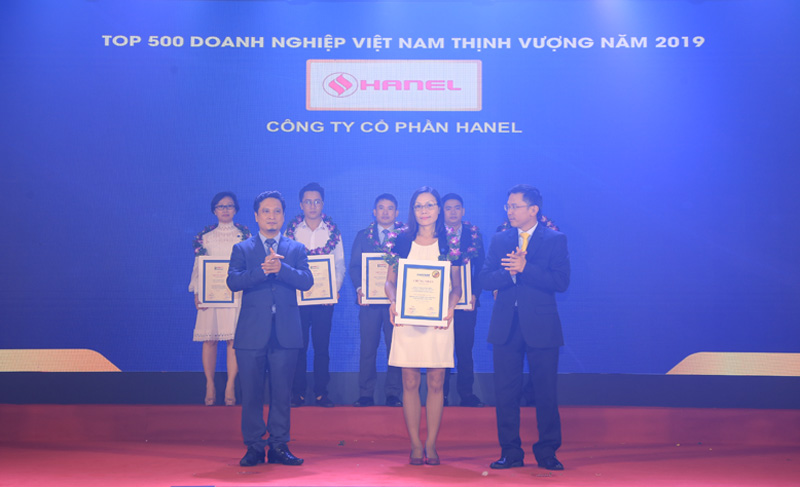 Đây là năm thứ tư liên tiếp Hanel có mặt trong các bảng xếp hạng doanh nghiệp của Vietnam Report