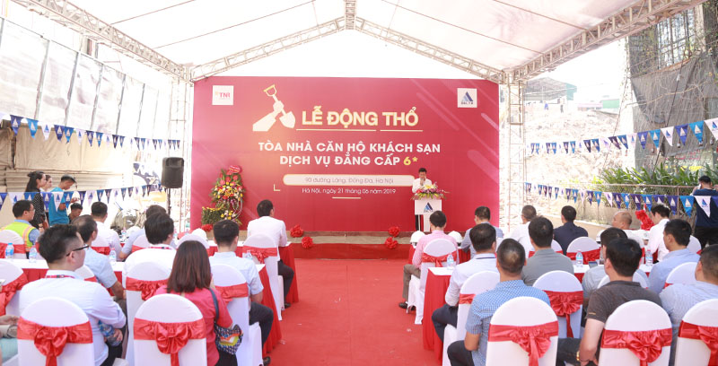 Lễ động thổ Dự án 90 Đường Láng của TNR Holdings Việt Nam
