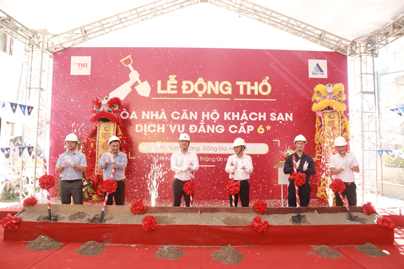 Nghi thức động thổ Dự án 90 Đường Láng của TNR Holdings Việt Nam