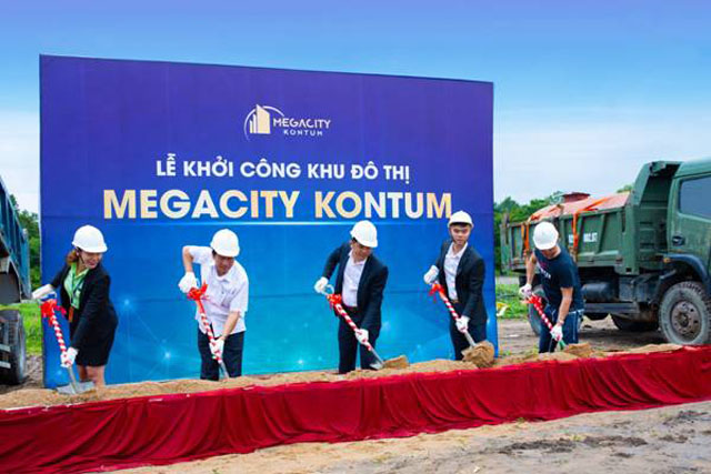 Nghi thức khởi công Dự án Megacity Kon Tum