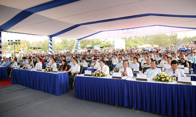 Lễ khởi công FLC Quảng Ngãi có sự tham dự của nhiều quan khách