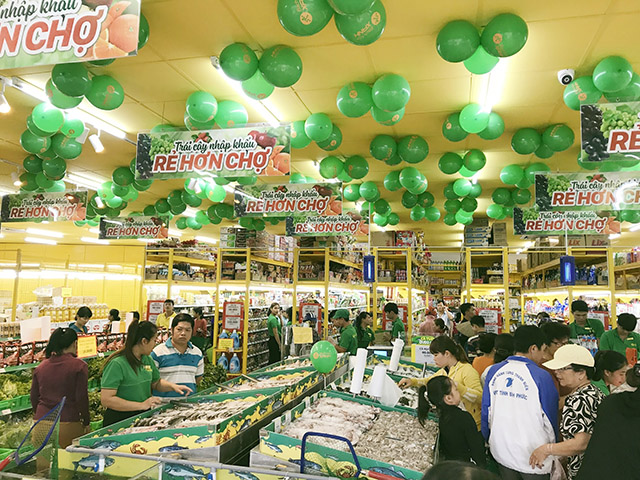 Cửa hàng Bách Hóa Xanh Phước Long, Bình Phước ngày đầu khai trương