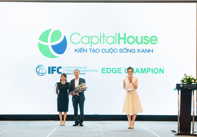 Lễ công nhận EDGE Champion cho Capital House vừa diễn ra chiều 26/9 tại Hà Nội