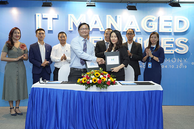 Ký kết hợp đồng Dịch vụ Quản lý hệ thống CNTT giữa CMC TSSG và Marico SEA, đánh dấu sự khởi đầu tốt đẹp của việc ra mắt dịch vụ