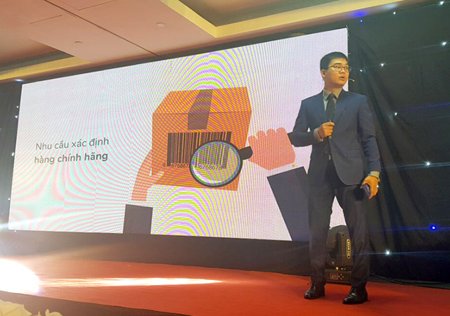 Ông Linh Nguyễn, Giám đốc kỹ thuật Pernod Ricard Việt Nam giới thiệu ứng dụng