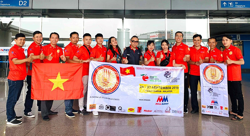 MM là nhà tài trợ cho đội đầu bếp Việt Nam lên đường tham dự cuộc thi ẩm thực Culinaire Malaysia 2019