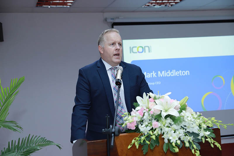 Ông Mark Middleton, Tổng Giám đốc ICON Group nhấn mạnh, hợp tác Vinmec - ICON là bước tiến mới để 2 bên chuyển giao kinh nghiệm và các phương pháp điều trị ung thư tiên tiến ở Việt Nam