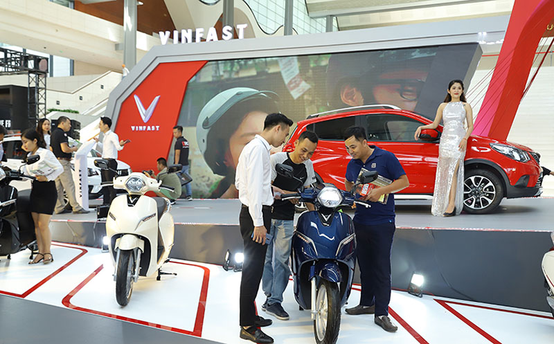 Gian hàng VinFast tại Vietnam AutoExpo 2019