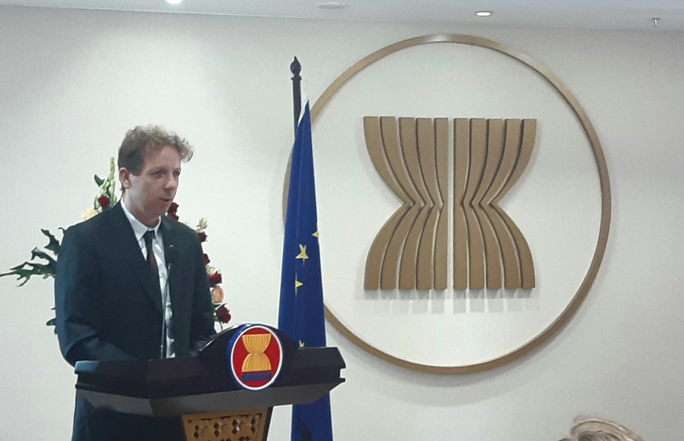 Đại sứ EU tại ASEAN Igor Driesmans. Ảnh: jakartaglobe.id
