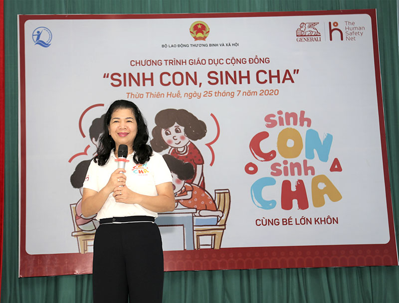Bà Lê Tuyết Mai, Phó Giám đốc Quỹ BTTEVN chia sẻ về chương trình và sự hợp tác với Generali Việt Nam