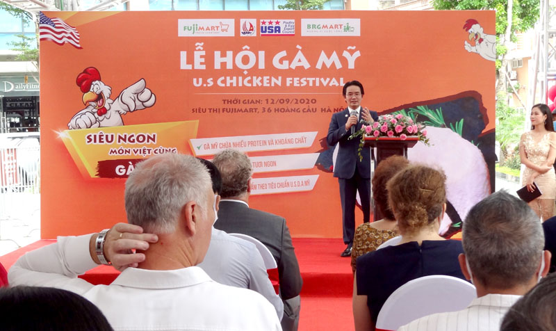 Ông Nguyễn Thái Dũng, Tổng giám đốc BRG Retail phát biểu tại sự kiện
