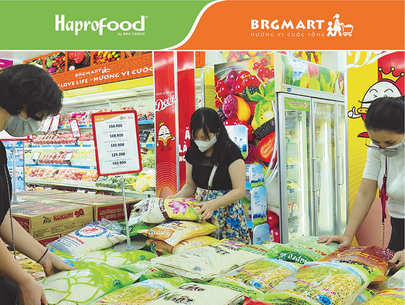 Chuỗi siêu thị/minimart Haprofood/BRGMart đã dần trở thành điểm mua sắm tin cậy của người tiêu dùng Thủ đô