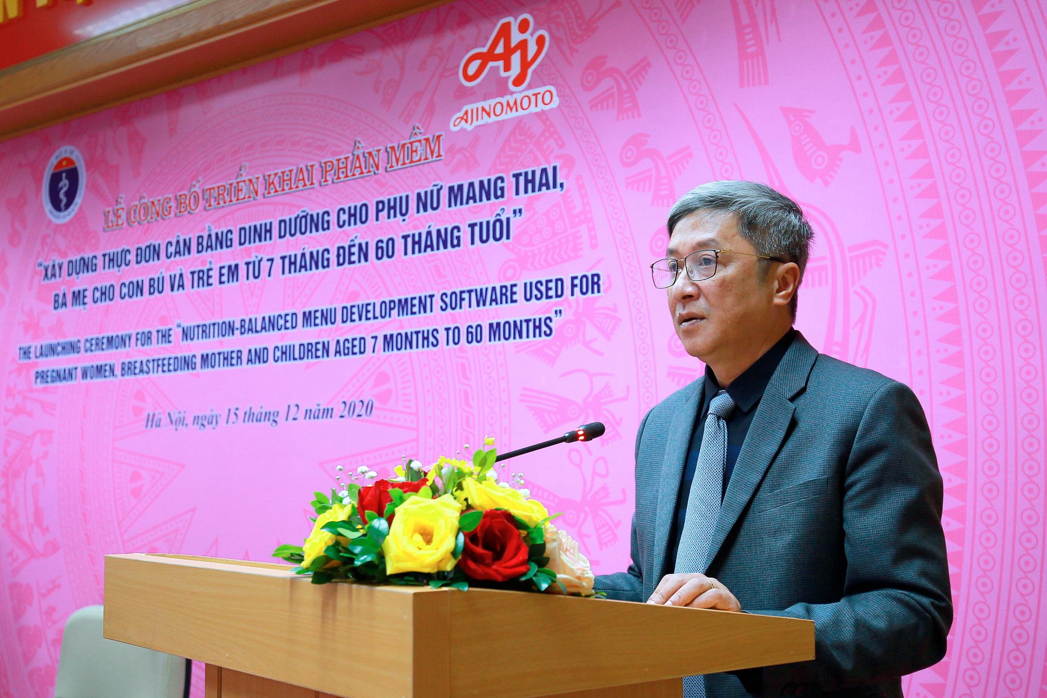 PGS.TS.Nguyễn Trường Sơn, Thứ trưởng Bộ Y tế phát biểu tại buổi Lễ