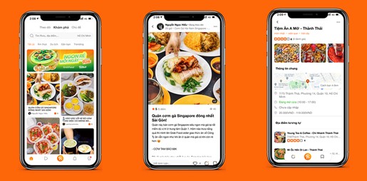 Riviu - ứng dụng đánh giá ẩm thực phổ biến tại Việt Nam