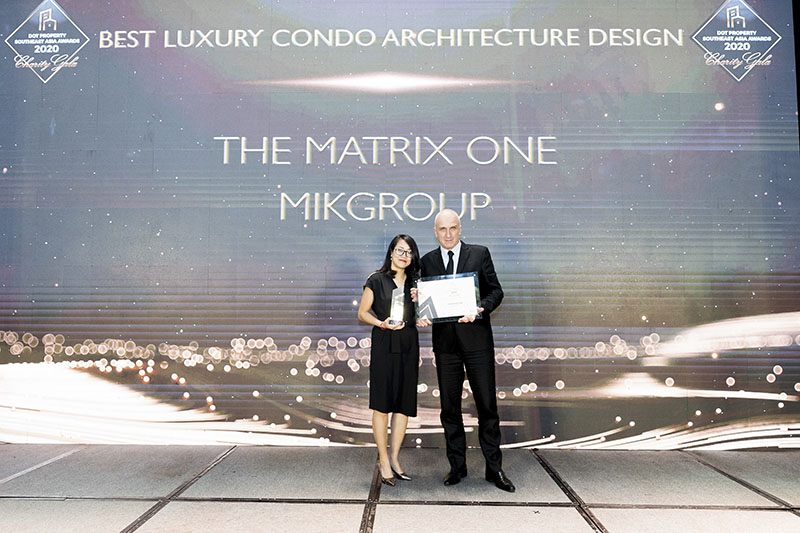 MIKGroup vinh dự nhận giải thưởng “Dự án căn hộ hạng sang có thiết kế kiến trúc đẹp nhất Đông Nam Á” cho Dự án hạng A The Matrix One