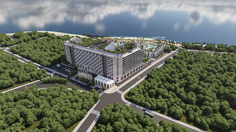 Charm Resort Long Hải có vị trí đắc địa