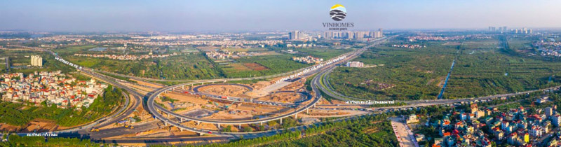 Dự án nút giao đường Vành đai 3 với cao tốc Hà Nội - Hải Phòng sẽ giúp kết nối một loạt các tuyến lưu thông huyết mạch