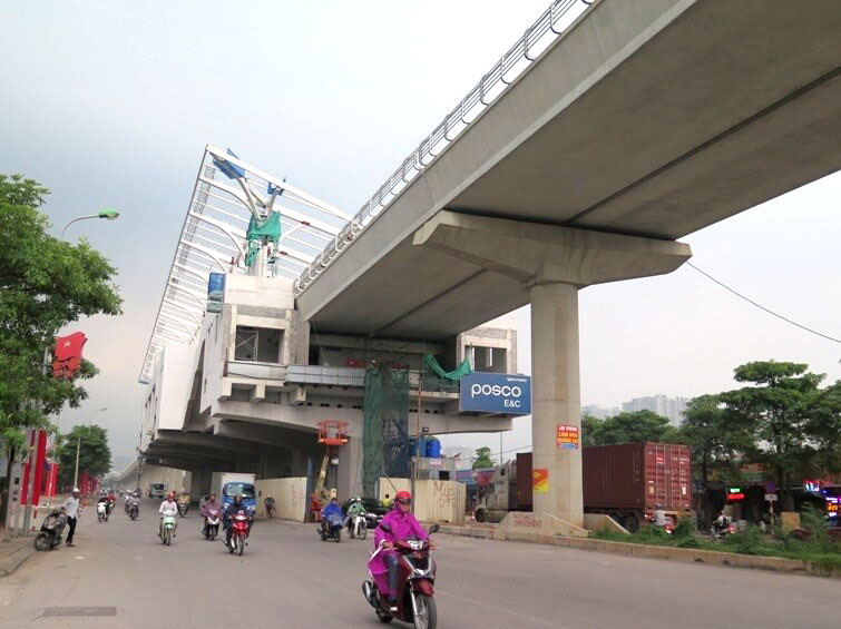 Tuyến Metro Nhổn - ga Hà Nội dự kiến khai thác vào năm 2021