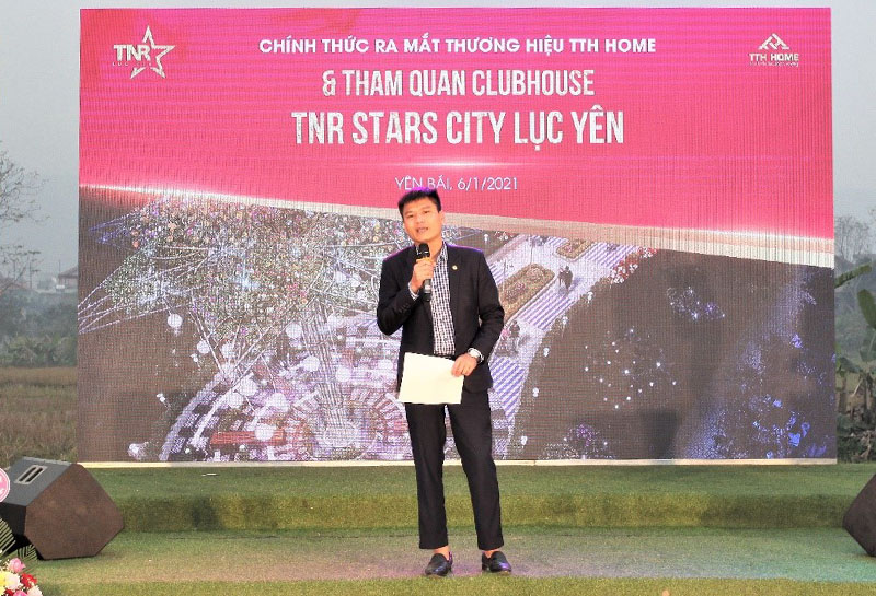 Ông Nguyễn Văn Mạnh, Tổng giám đốc TTH Home phát biểu tại sự kiện