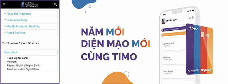 Cú đúp giải thưởng danh giá và diện mạo mới của Timo thể hiện tinh thần vượt trội, sáng tạo, tin cậy, bền vững và thịnh vượng