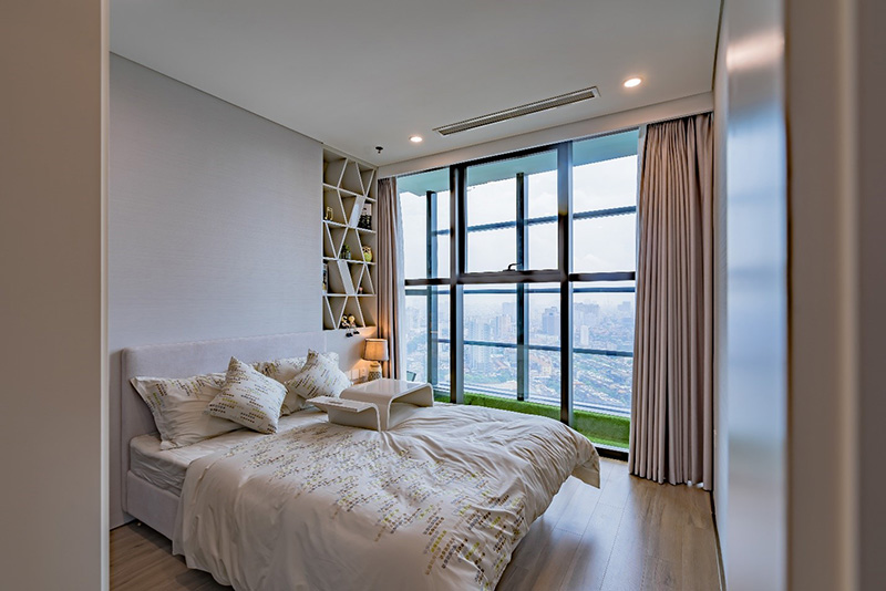 Phòng ngủ sở hữu tầm nhìn panorama đắt giá