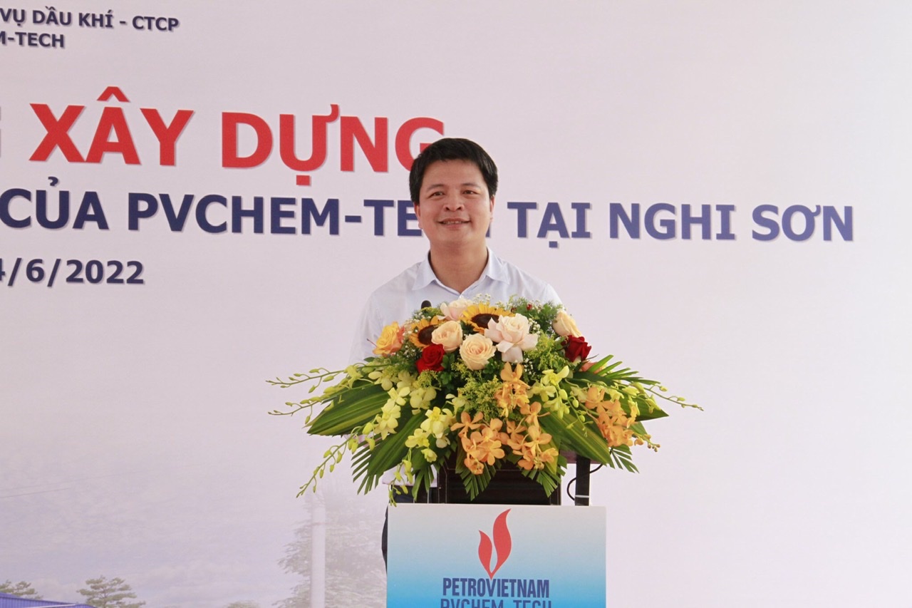 Ông Vũ An, Giám đốc Công ty TNHH PVChem-Tech phát biểu