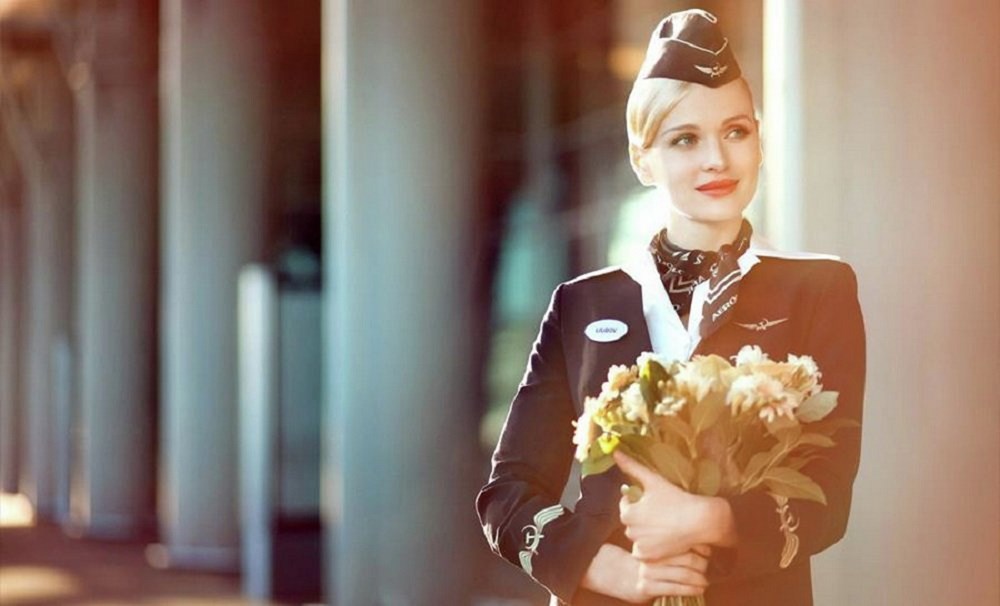 Tiếp viên xinh đẹp của hãng hàng không Aeroflot. (Nguồn: sputniknews)